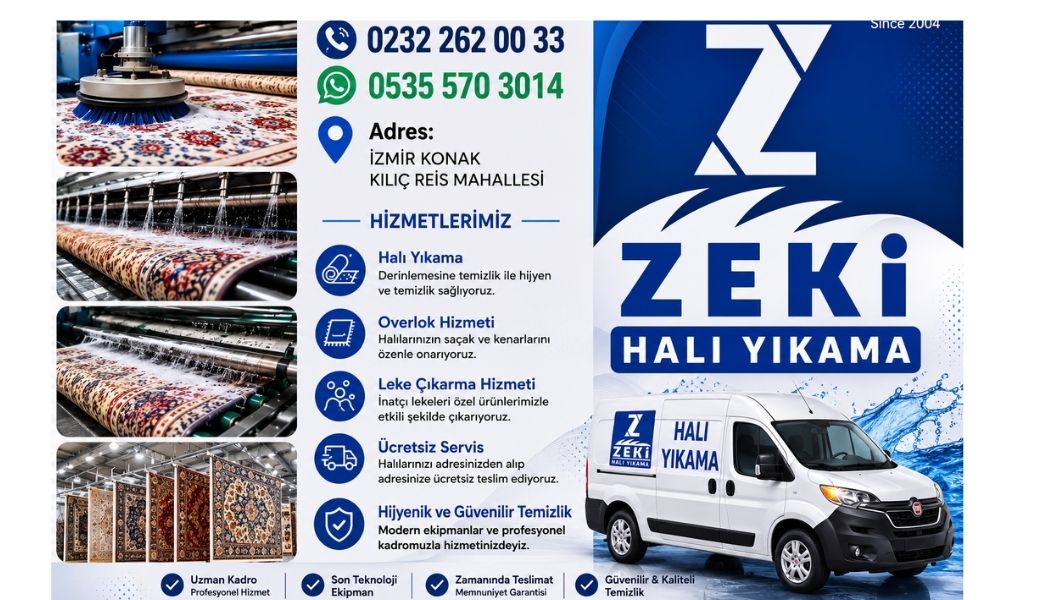 Konak Kılıç Reis Mahallesi Halı Yıkama